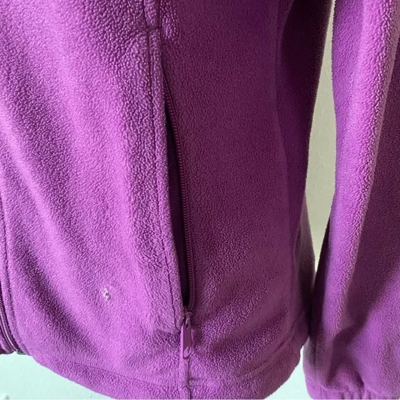 Columbia women’s s zip down purple sweater shirt size S - Picture 16 of 16